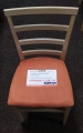BRADOP židle jídelní ADÉLA, masiv světlé dřevo, čalouněný sedák (dostupné 4 kusy!)