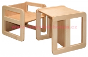 DE1210B víceúčelová židle/stůl