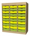 E575 skříňka s plastovými boxy
