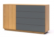 Komoda AMI 3DZ4L zásuvky WoodTouch