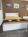 Postel KAIRA 180x200 lamino bílý dekor