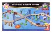 Vláčkodráha s visutým mostem 57ks