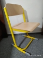 židle DENI stavitelná žlutá