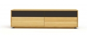 komoda LINE S44-200-2Z/2Z na soklu WoodTouch