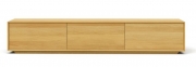 komoda LINE S44-240-1Z/1Z/1Z na soklu celodřevěná