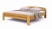 postel GABRIELA PLUS 200x200 s rovným čelem buk