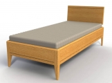 postel MIA 90x200 dub