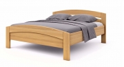 postel MICHAELA 160x200 s oblým čelem buk