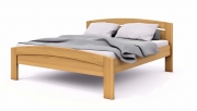 postel MICHAELA PLUS 180x200 s oblým čelem dub