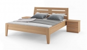 postel RÁCHEL 180x200 s plným čelem dub