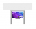sestava LCD Optoma 3652RK  na pylonech 290 s tabulí 400 MAN