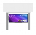 sestava pro LCD 65" na pylonech 290 s přední tabulí MAN K 240x100