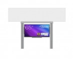 sestava pro LCD 65" na pylonech 290 s přední tabulí MAN K 350x100