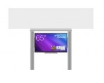 sestava pro LCD 65" na pylonech 290 s přední tabulí MAN K 400x100