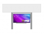 sestava pro LCD 75" na pylonech 290 s přední tabulí MAN K 400x100