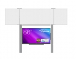sestava pro LCD 86" na pylonech 320 s přední tabulí TRIPTYCH K 240x100 BBBBB